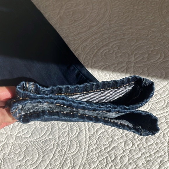 Levi Strauss 505 Denim Jeans Men’s 35 W X 32 L Dark Blue Wash Roomy Fit Classic - Picture 16 of 17